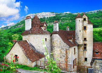 Wall Mural - Autoire -one of the 'most beautiful villages of France ,Dordogne