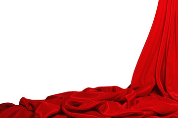 Beautiful red silk background