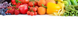Fototapeta Tęcza - warzywa i owoce w kolorach tęczy