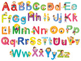 Fototapeta Pokój dzieciecy - Letters of the alphabet