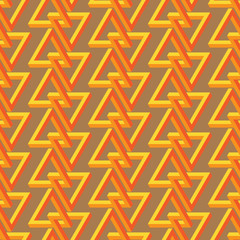 Wall Mural - Impossible triangle seamless pattern