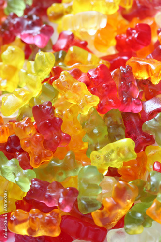 Fotoboard na płycie Tło gummy bear