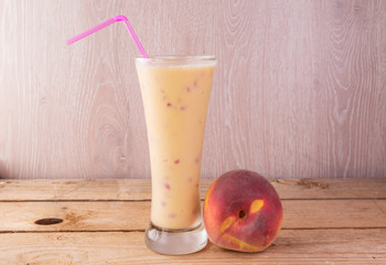 Wall Mural - peach milkshake