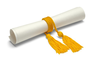 degree with honor cords