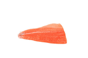 Sticker - Fresh sliced red fish salmon.