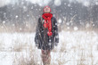 © kichigin19 - happy girl winter snow runs