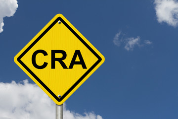 Wall Mural - CRA Warning Sign