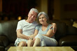 © aletia2011 - Old couple resting in hotel hall