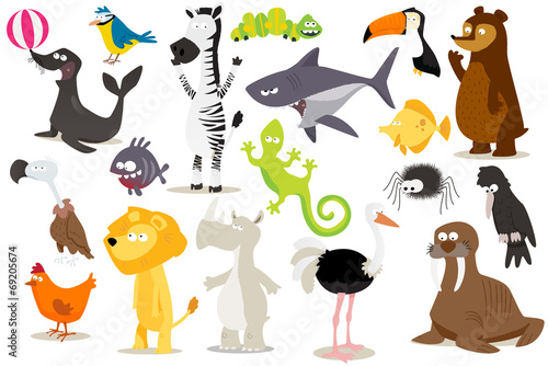 collection d’animaux pour enfants