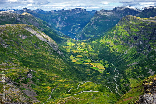 Piękny krajobraz Norweski
