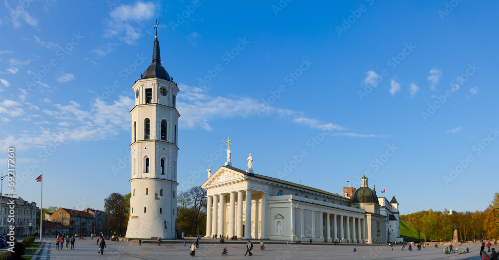 Obraz na płótnie Vilnius. The Cathedral Square w salonie