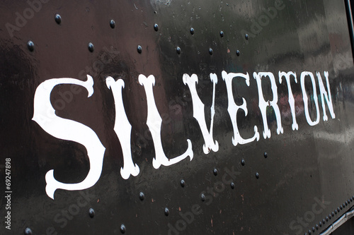 Fotografie, Obraz Vintage steam train / Silverton (Colorado)