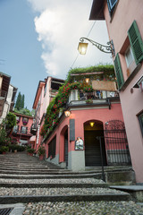 Poster - View of Bellagio at evening on Como lake