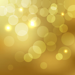 Wall Mural - Golden Background bokeh