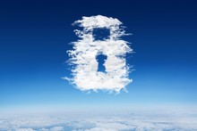 Composite Image Of Cloud Lock
