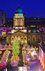 Poster - Berlin Weihnachtsmarkt Gendarmenmarkt 22