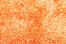 Orange Carpet Fabric Background