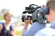 © industrieblick - Kamerateam vor Ort // News team on site for TV show