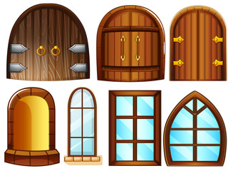 Sticker - Doors and windows