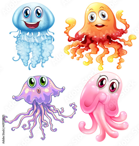 Naklejka samoprzylepna Meduza
