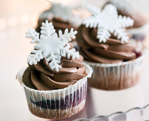 Poster - Christmas cupcakes