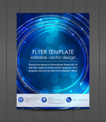 Poster - Professional business flyer template or corporate banner 