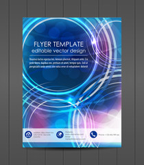 Poster - Professional business flyer template or corporate banner 