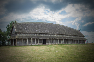 Wall Mural - Rekonstruiertes Wikinger Langhaus