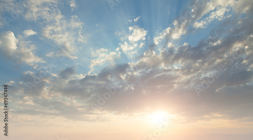 Naklejka na kafelki Sky and clouds