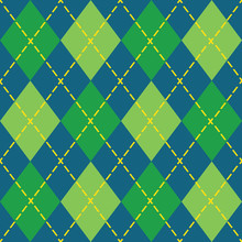 Colorful Argyle Seamless Pattern