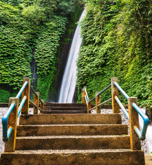 Canvas Print - Waterfall in Indonesia