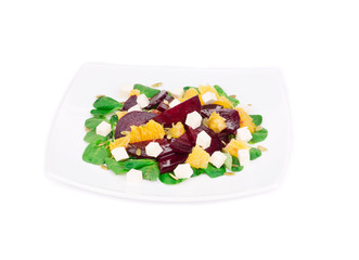 Sticker - Beet salad with feta cheese and orange.