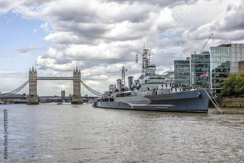 Naklejka samoprzylepna Hms belfast