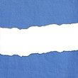 © kozini - Blue fabric stripes with white text space