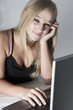 © vlam1 - Beautiful Young Teenager using her Laptop