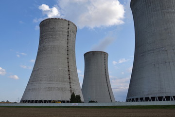 Wall Mural - Cooling towers at nuclear power plant