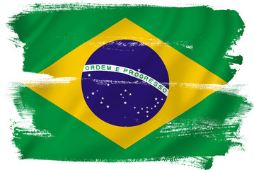 Wall Mural - Brazil flag