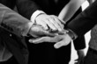 © Nonwarit - Business group with hands together - teamwork concepts