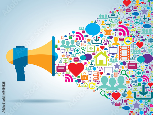 Fotografía communication and promotion in social media