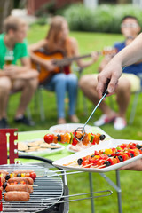 Canvas Print - Party in a garden