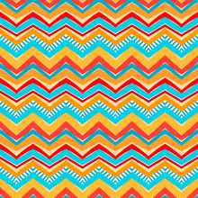 Multicolored Tribal Pattern - 2