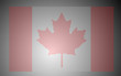 Pixel-styled Canada National Flag