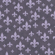Purple Fleur-de-lis Pattern Repeat Background