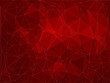 Abstract 2D red polygonal background