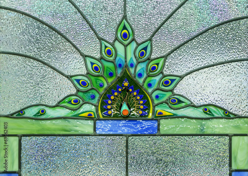Naklejka na szafę Image of a stained glass window