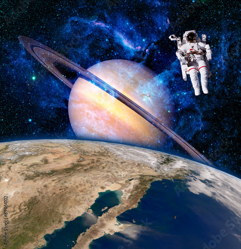 Tapeta ścienna Astronauta kosmita