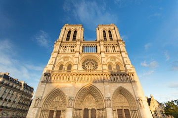 Canvas Print - The Cathedral of Notre Dame de Paris, France