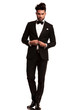 © Viorel Sima - elegant man in tuxedo unbuttoning his coat