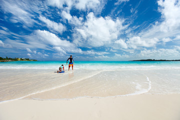 Sticker - Beautiful Caribbean beach