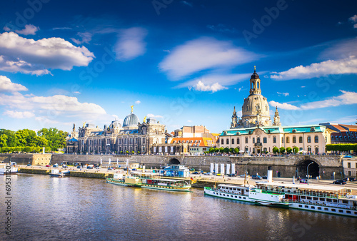 Tapeta ścienna Starożytne miasto Drezno, Niemcy.